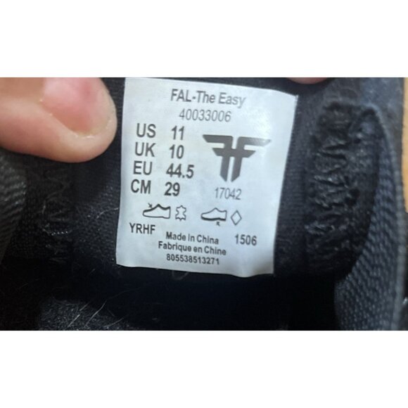 Fallen The “Easy” Mens Skate Shoe Sz 11 Pre Shutdown Brown With Black - Picture 11 of 11